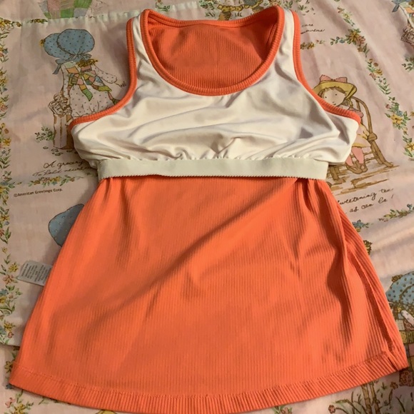 AVÍA TANGERINE ORANGE YOGA TOP WORKOUT SOORTS SIZE MEDIUM - Picture 5 of 11